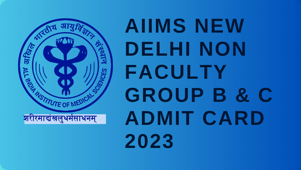 Job Opportunity for JRF Position by AIIMS Delhi 2021