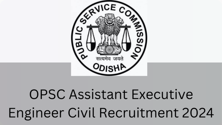 OPSC Assistant Executive Engineer