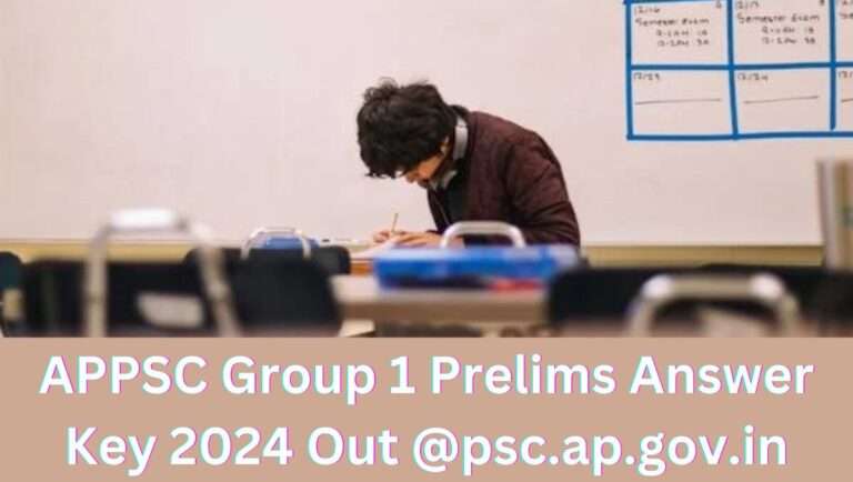 APPSC Group 1 Prelims Answer Key 2024