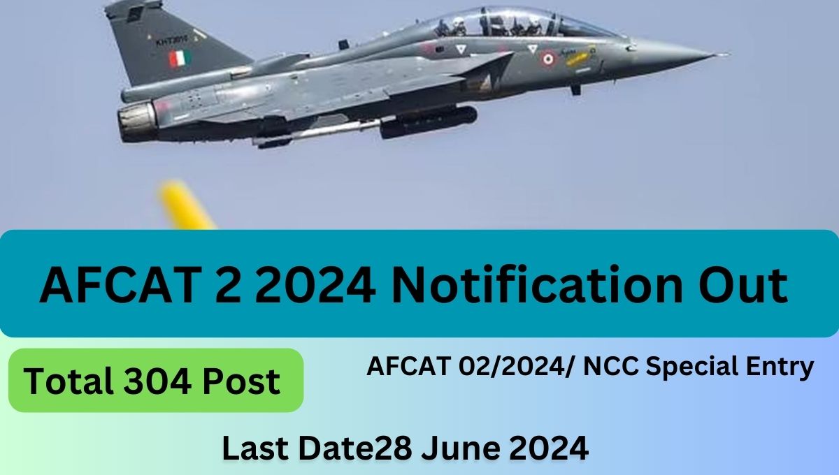 AFCAT 2 2024 Notification Out