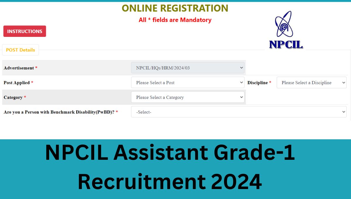 NPCIL Assistant Grade-1 Recruitment 2024
