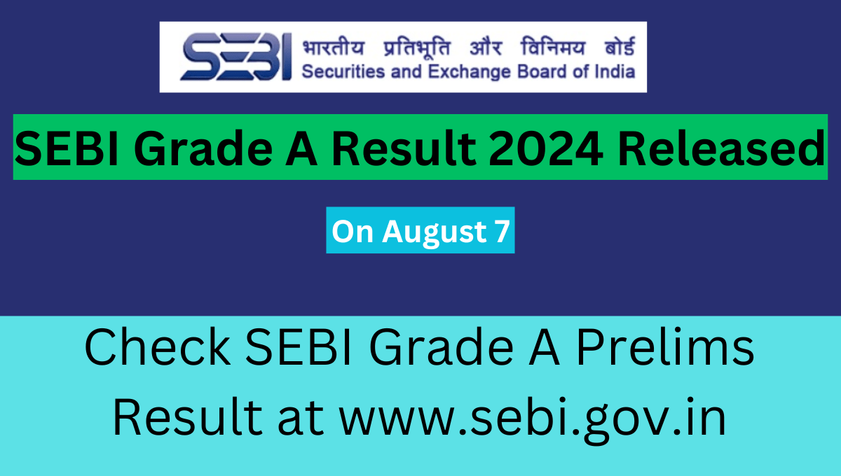 SEBI Grade A Result 2024