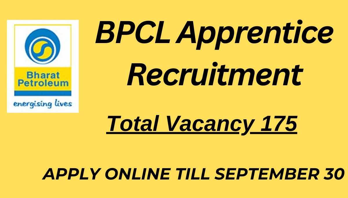 BPCL Apprentice Recruitment 2024