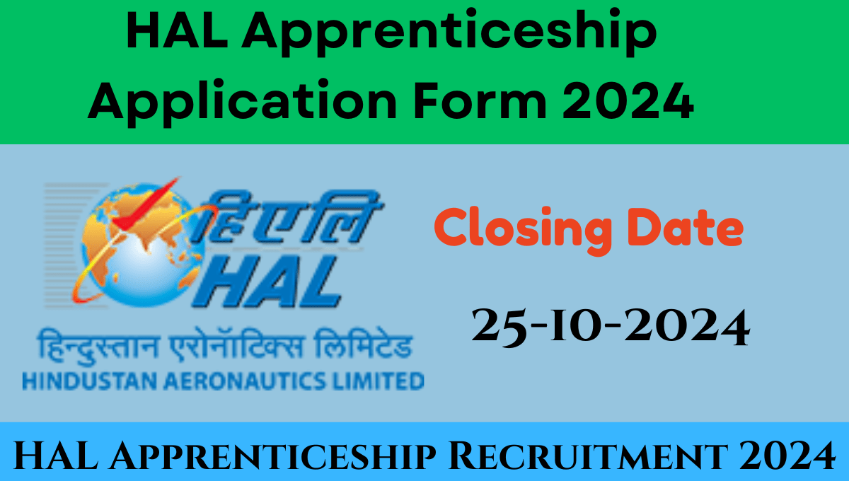 HAL Apprenticeship Application Form 2024