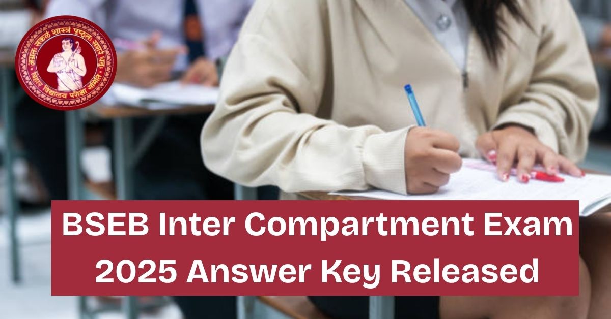 BSEB Inter Compartment Exam 2025 Answer Key