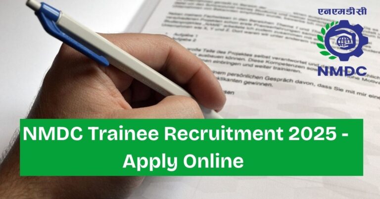 NMDC Trainee Recruitment 2025