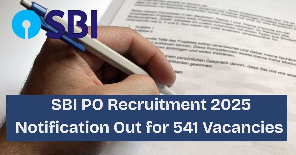 SBI PO Recruitment 2025